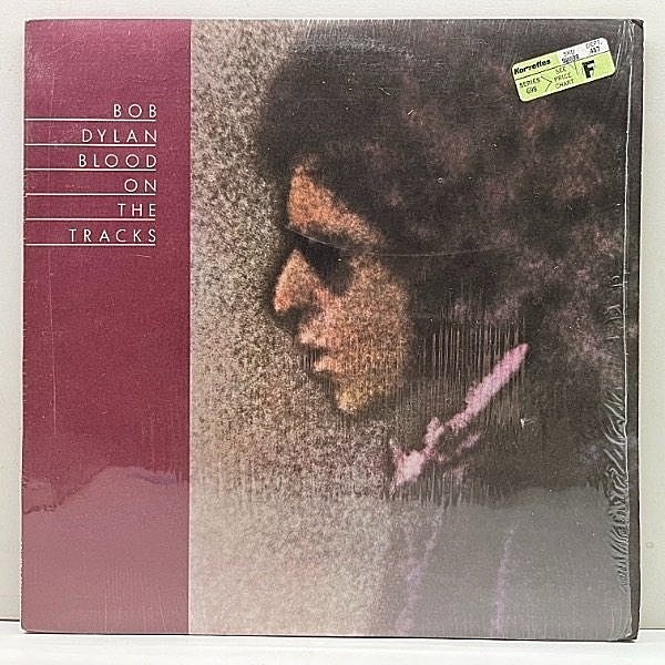 レコードメイン画像：シュリンク美品!! 裏黒文字 ざら紙 初版 PC規格 USオリジナル BOB DYLAN Blood On The Tracks (Columbia PC 33235) 血の轍 米 1stプレス