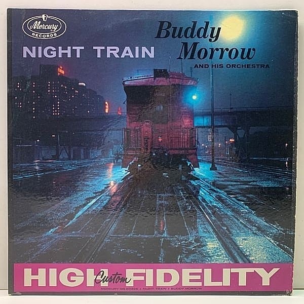 レコードメイン画像：【若きスコット・ラファロ参加】MONO USオリジナル 黒銀ラベル BUDDY MORROW Night Train ('59 Mercury) w/ SCOTT LaFARO ほか