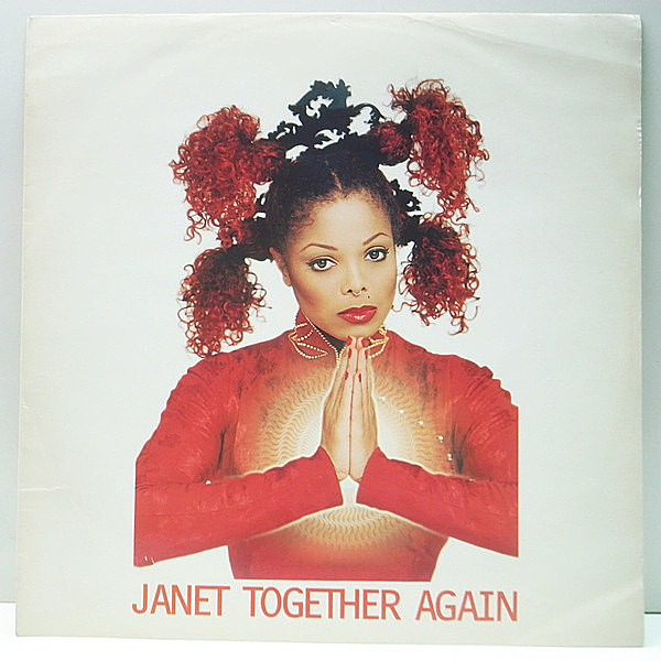 レコードメイン画像：【DJ PREMIER／TONY HUMPHRIESリミックス 5Ver.】UKオリジナル 12'' JANET JACKSON Together Again ('97 Virgin) 33 RPM. シングル