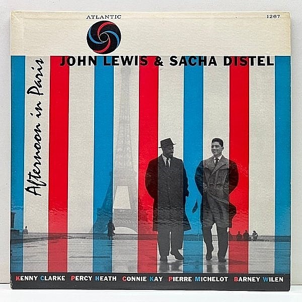 レコードメイン画像：良好!! オリジナル MONO 黒ラベ 深溝 JOHN LEWIS & SACHA DISTEL Afternoon In Paris ('57 Atlantic) w/ BARNEY WILEN, PIERRE MICHELOT