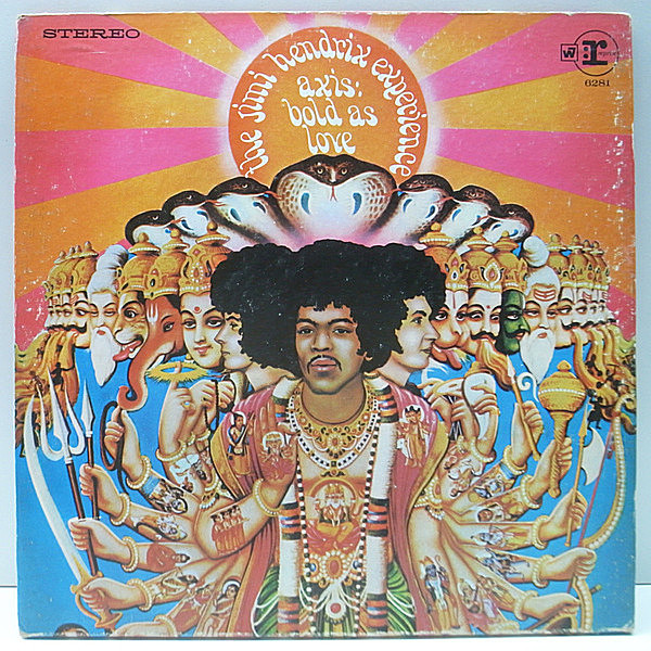 レコードメイン画像：激レア・良好!! 初版 3色ラベ USオリジナル JIMI HENDRIX Axis Bold as Love ('67 Reprise) 傑作2ndアルバム LP | ATCQ, BEASTIE BOYS ネタ