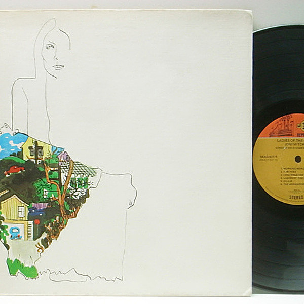 レコードメイン画像：レア 2色ラベル USオリジナル JONI MITCHELL Ladies Of The Canyon ('70 Reprise) Capitolプレス クラブ・イシュー 入手難!!