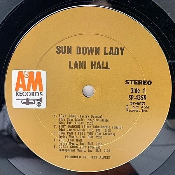 LANI HALL / Sun Down Lady (LP) / A&M | WAXPEND RECORDS