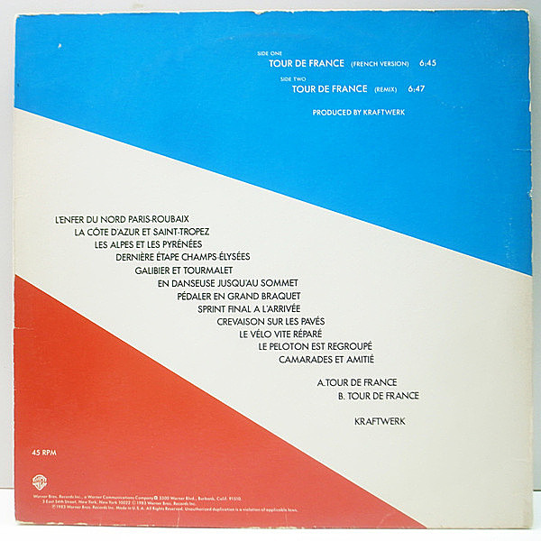 KRAFTWERK / Tour De France (12) / Warner Bros. | WAXPEND RECORDS