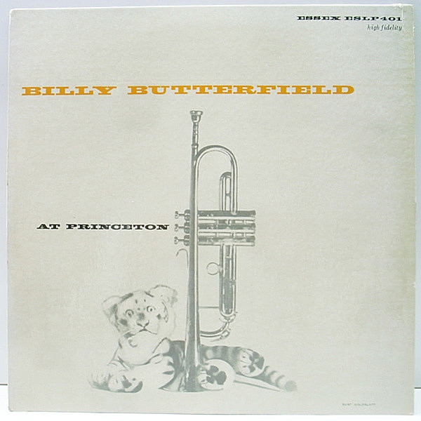 レコードメイン画像：良好!! 手書きRVG FLAT MONO 深溝 オリジナル BILLY BUTTERFIELD At Princeton (Essex 401) Burt Goldblatt 虎 タイガー 人気盤