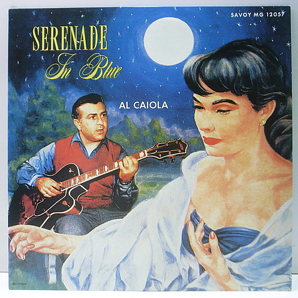 レコードメイン画像：【最高に粋な通好みの傑作】MONO 極美品 AL CAIOLA Serenade In Blue (Savoy) Hank Jones, Kenny Clarke ほか アル・カイオラ LP