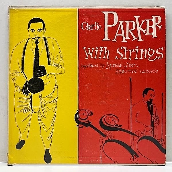 レコードメイン画像：レア 初期Mercury 10インチ CHARLIE PARKER With Strings (MG C-501) FLAT 深溝 MONO 十分概ね良好！チャーリー・パーカー 不朽の名盤
