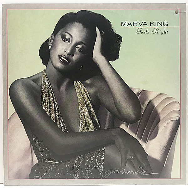 レコードメイン画像：美盤!! TML & SML刻印 USオリジナル MARVA KING Feels Right ('81 Planet) ソロ 1st デビュー盤 アーバンソウル～ライトメロウ 傑作 Lp