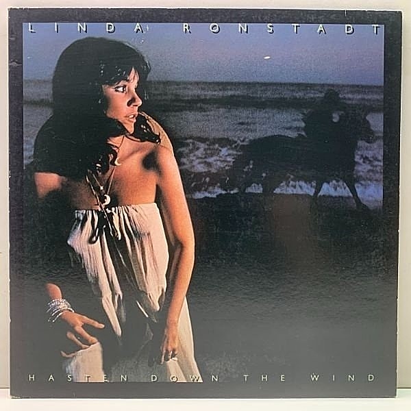 レコードメイン画像：良好!! 初版 7E規格 青aラベ USオリジ LINDA RONSTADT Hasten Down The Wind ('76 Asylum) リンダ・ロンシュタット 風にさらわれた恋 LP