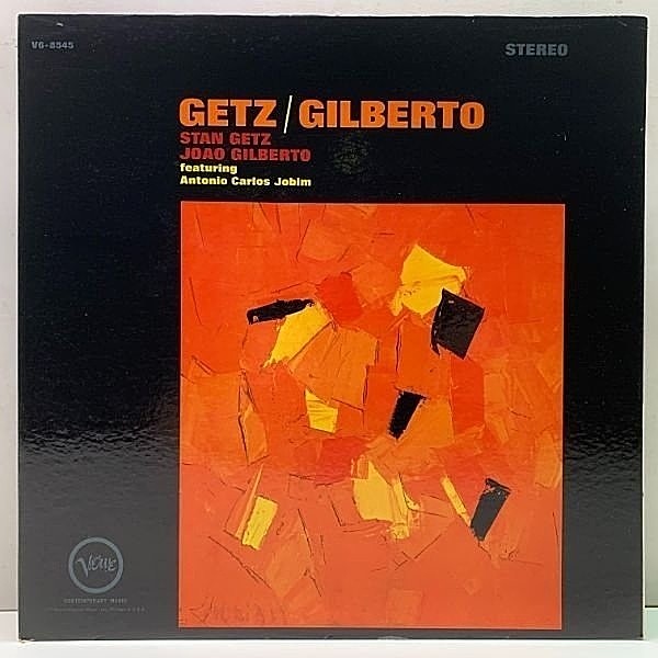 レコードメイン画像：レアなCut無し!美品! GFコーティング仕様 USオリジナル STAN GETZ JOAO GILBERTO feat. ANTONIO CARLOS JOBIM ('64 Verve) 米 初回プレス