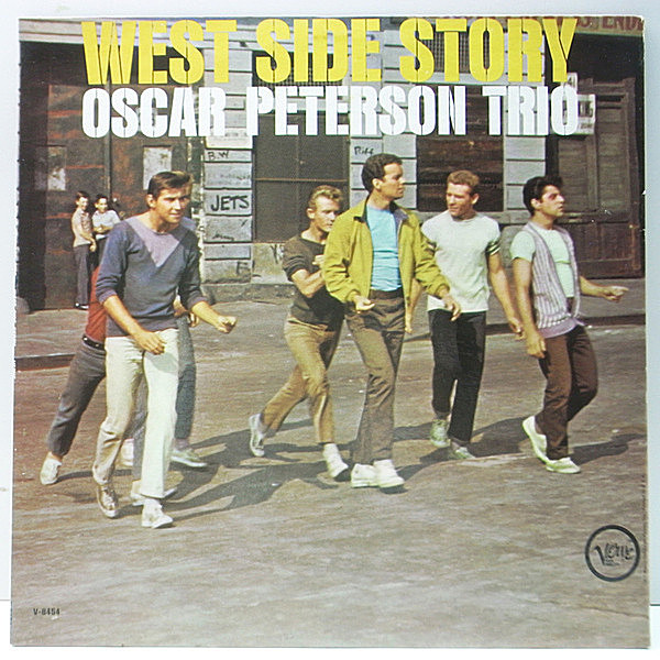 レコードメイン画像：美盤!! MONO コーティング仕様 USオリジナル OSCAR PETERSON TRIO West Side Story ('62 Verve V6-8454) Ray Brown Ed Thigpen 黄金トリオ