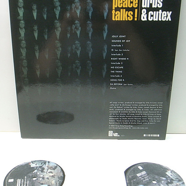☆美品☆urbs & cutex / peace talks ! / 2枚組LP Urbs & Cutex – Peace Talks! – 2 x Vinyl (LP, Album), 2003