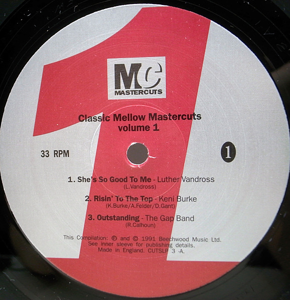 VARIOUS / Classic Mellow Mastercuts Volume 1 (LP) / Mastercuts