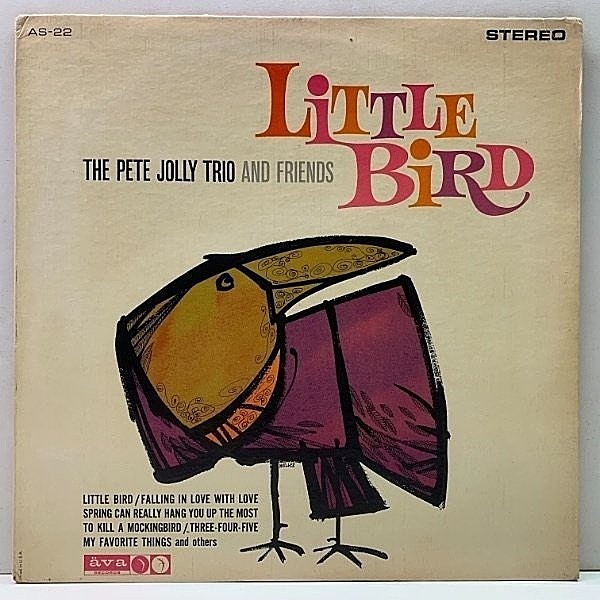 レコードメイン画像：美盤!! 深溝ライム USオリジナル PETE JOLLY TRIO and FRIENDS Little Bird ('63 Ava) w/ Howard Roberts ほか ピアノジャズ 人気盤