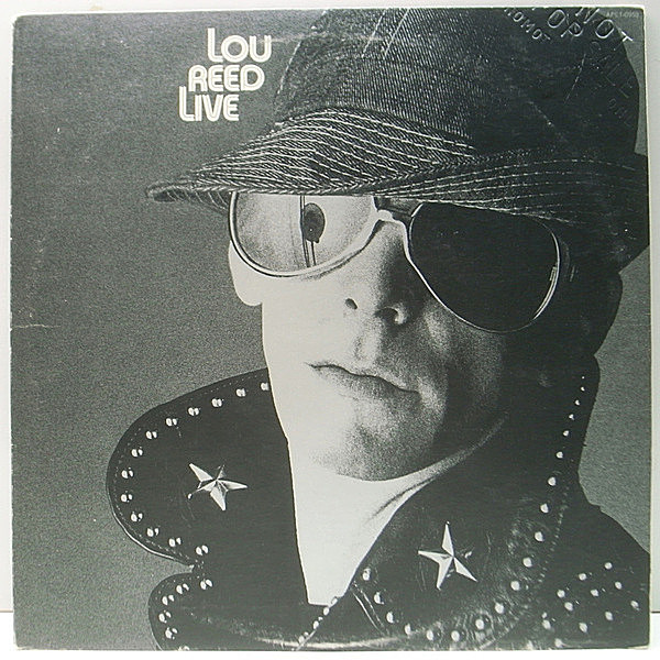 レコードメイン画像：プロモ 美盤!! RL刻印 (Bob Ludwig) USオリジナル LOU REED Live ('75 RCA) APL規格 ルー・リード／ライヴ VELVET UNDERGROUND