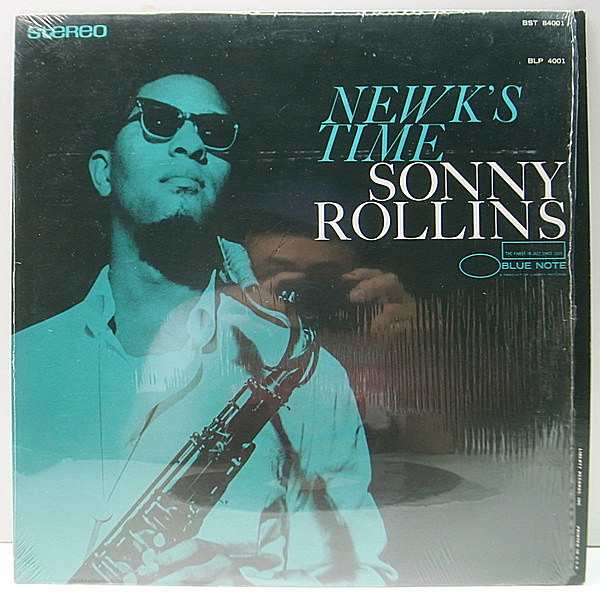 レコードメイン画像：シュリンク極美品!! US 青白ラベル SONNY ROLLINS Newk's Time (Blue Note BST 84001) Wynton Kelly, Doug Watkins, Philly Joe Jones