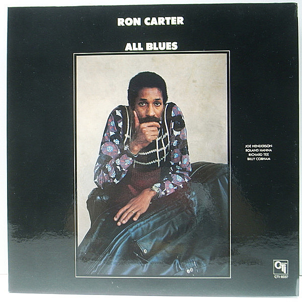 レコードメイン画像：Cut無し 美品 VANGELDER刻印 USオリジナル RON CARTER All Blues (CTI 6037) Joe Henderson, Roland Hanna, Billy Cobham 最高のカルテット