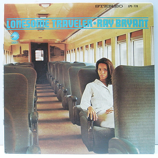 レコードメイン画像：美品 初版 2トーン 深溝 USオリジナル RAY BRYANT Lonesome Traveler ('66 Cadet) 重厚ブラック・フィーリングなソウル・ジャズの傑作