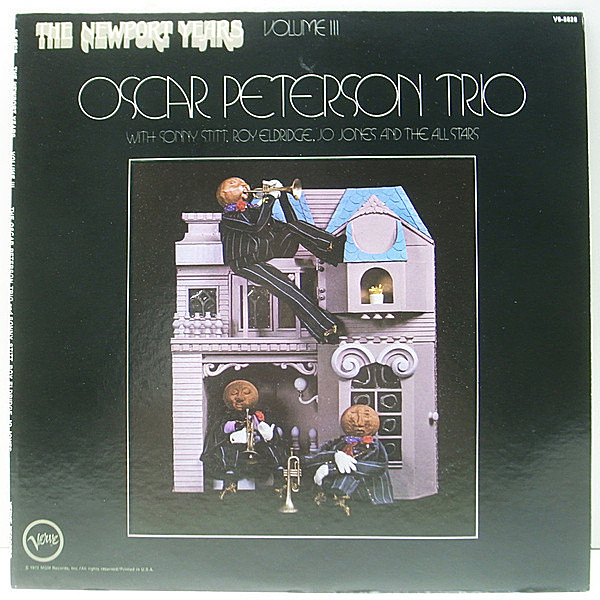 レコードメイン画像：良好!! 米プレス OSCAR PETERSON TRIO The Newport Years Volume III (Verve) w./Roy Eldridge, Sonny Stitt, Jo Jones