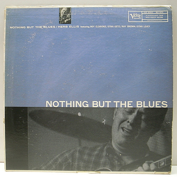 レコードメイン画像：良好盤!! MONO 初版トランペッター 深溝 MONO オリジナル HERB ELLIS Nothing But The Blues ('57 Verve) Roy Eldridge, Stan Getz ほか