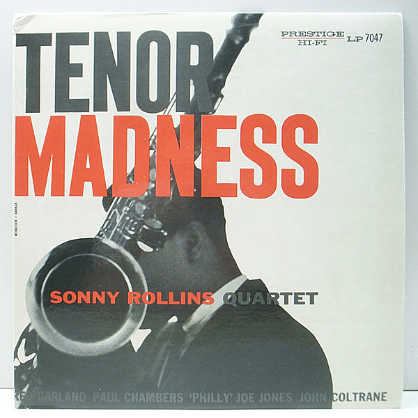 レコードメイン画像：良好!! MONO 深溝 手書きRVG刻印 SONNY ROLLINS Tenor Madness (Prestige 7047) NJ 2nd | John Coltrane, Red Garland, Paul Chambers