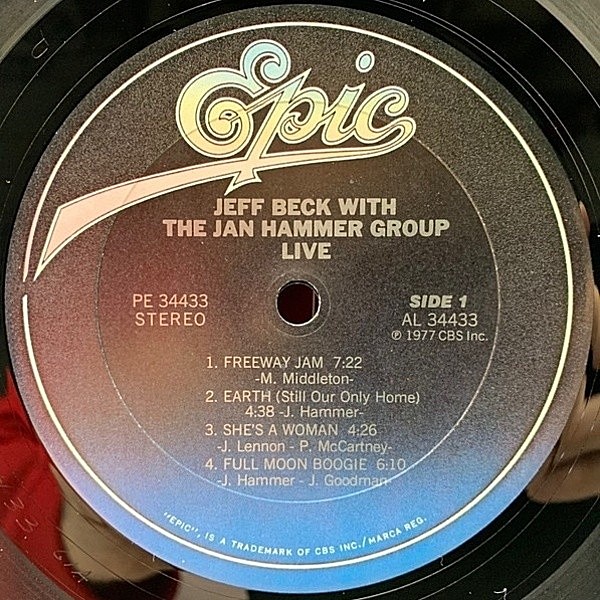 JEFF BECK / JAN HAMMER / Jeff Beck With The Jan Hammer Group