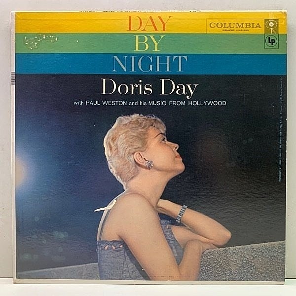 レコードメイン画像：良好盤!! USオリジナル MONO 初版 6eye 深溝 DORIS DAY Day By Night ('56 Columbia) 米 初回 モノラル 絶品のバラードを綴った癒しの名盤