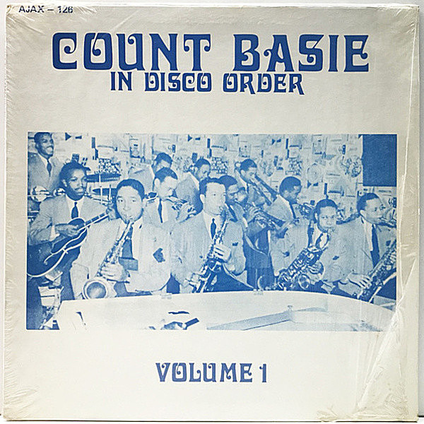 レコードメイン画像：【1936, 1937年の貴重な録音】US シュリンク美品!! COUNT BASIE In Disco Order, Volume 1 カウント・ベイシー LP 米 Ajax 企画もの