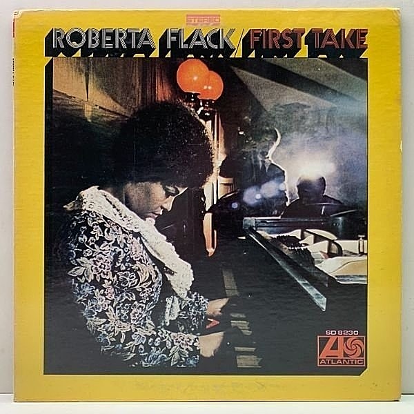 レコードメイン画像：USオリジナル 初版BROADWAYアド ATGP刻印 ROBERTA FLACK First Take／1st ('69 Atlantic SD 8230) w/ RON CARTER, JOHN PIZZARELLI