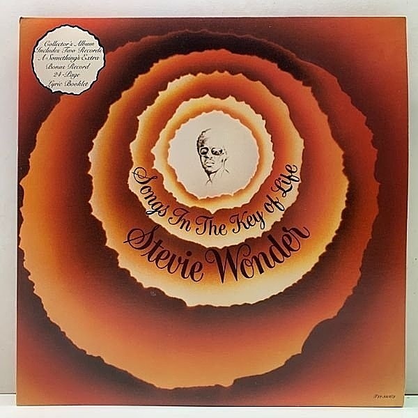 レコードメイン画像：レアな美品!! 2LP 米オリジナル STEVIE WONDER Songs In The Key Of Life ('76 Tamla) スティービー・ワンダー／キー・オブ・ライフ