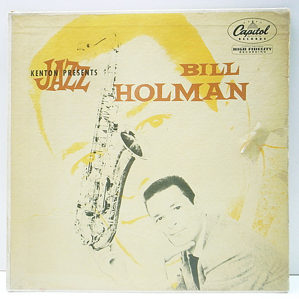 レコードメイン画像：原盤 10'' FLAT 深溝 USオリジナル BILL HOLMAN Same [Stan Kenton Presents] デビュー盤 Bob Gordon, Herb Geller ほか 豪華面子