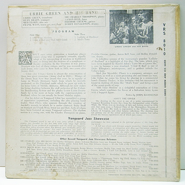 JAZZレコード URBIE GREEN And His Band Urbie Green And His Band – Urbie Green And His Band – Vinyl