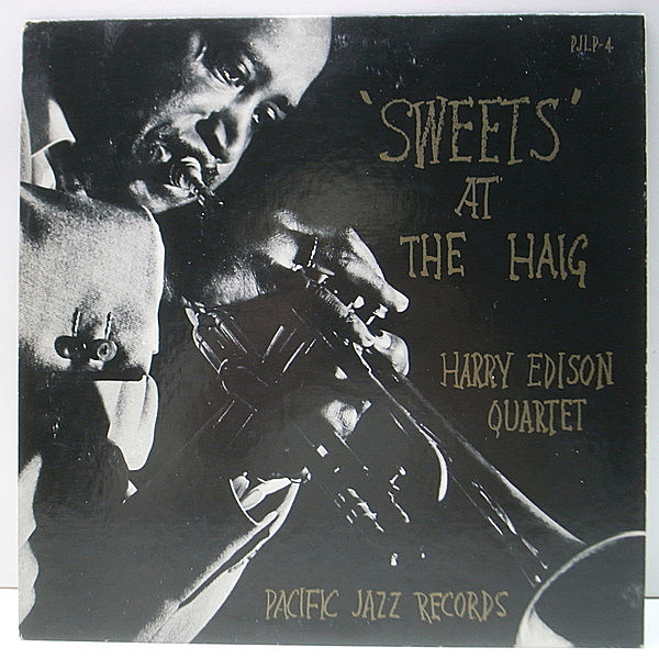 レコードメイン画像：10'' 原盤 USオリジナル Flat, MONO 深溝 HARRY EDISON Sweets At The Haig (Pacific Jazz 4) Arnold Ross, Joe Comfort, Alvin Stoller