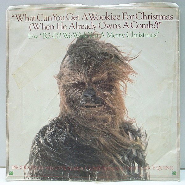 レコードメイン画像：【MECOの別プロジェクトによるクリスマス曲】STAR WARS INTERGALACTIC DROID CHOIR AND CHORALE What Can You Get A Wookiee For Christmas