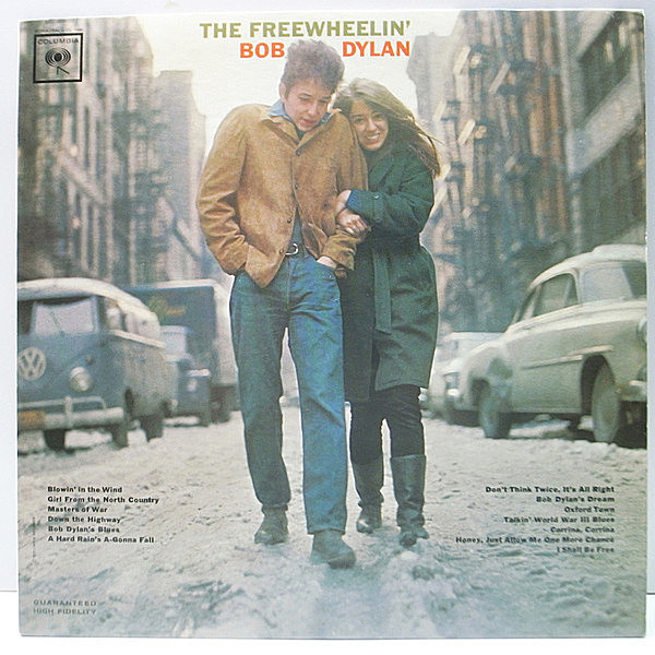 レコードメイン画像：【レア・良好品】MONO 初版 GUARANTEED 2eye US 完全オリジナル BOB DYLAN The Freewheelin' ～ (Columbia CL 1986) 風に吹かれて モノラル