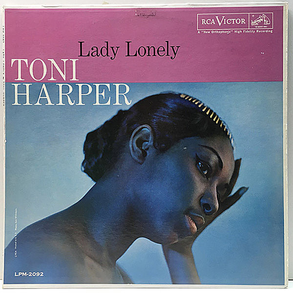 レコードメイン画像：【ART PEPPER, MARTY PAICH】良好品!! 初版1Sマト MONO ニッパー犬 深溝 USオリジナル TONI HARPER Lady Lonely ('59 RCA) モノラル Lp