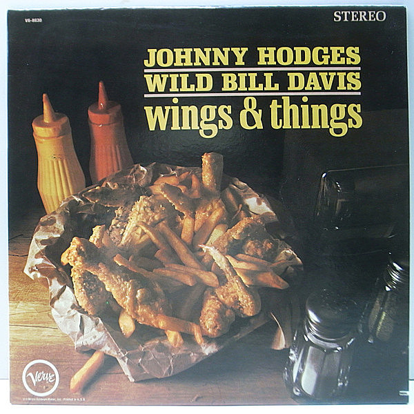 レコードメイン画像：美品 VANGELDER刻印 深溝 USオリジナル JOHNNY HODGES & WILD BILL DAVIS Wings And Things (Verve V6-8630) Hank Jones, Grant Green ほか