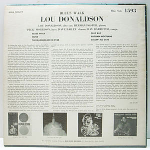 LOU DNALDSON BLUES WALK レコードLP Lou Donaldson – Blues Walk – Vinyl (180 g, LP, Album + 2