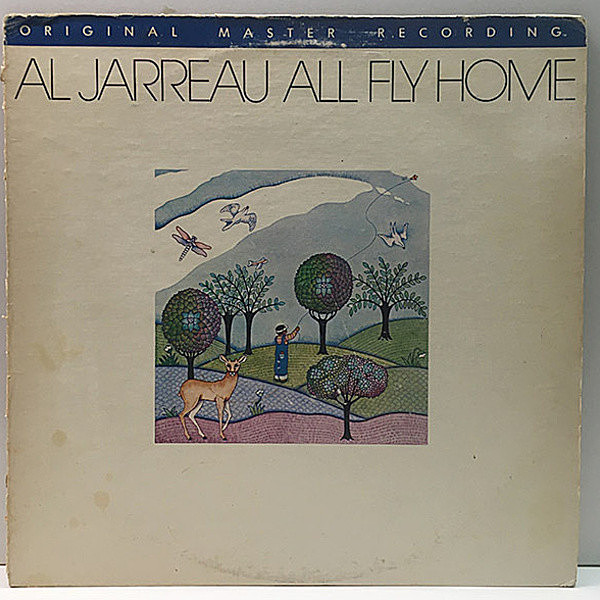 レコードメイン画像：MOBILE MFSL 高音質 オリジナル AL JARREAU All Fly Home モービル AUDIOPHILE レア LP アル・ジャロウ SOUL JAZZ 傑作盤
