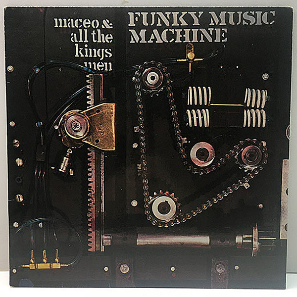 レコードメイン画像：美品!! US Lp アナログ MACEO & ALL THE KINGS MEN Funky Music Machine メイシオ・パーカー 米盤 リイシュー