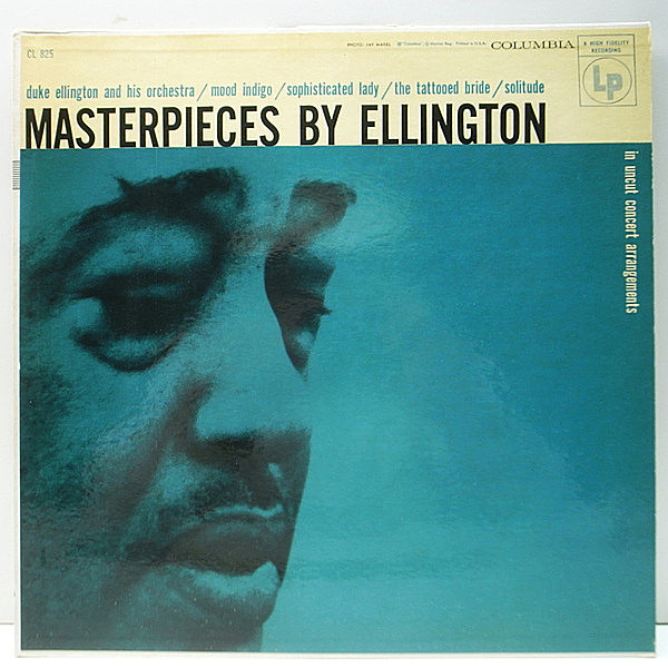 レコードメイン画像：【エリントンの12''LP初リリース・アルバム／歴史的名盤】美盤!! MONO 6eye 深溝 DUKE ELLINGTON Masterpieces By ～ (Columbia)