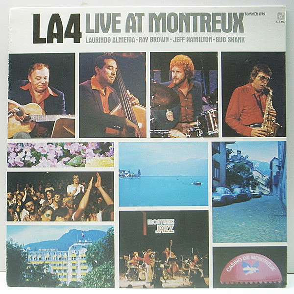 レコードメイン画像：Cut無し 美品 USオリジナル LA4 Live At Montreux ('79 Concord Jazz) Bud Shank, Laurindo Almeida, Ray Brown, Jeff Hamilton