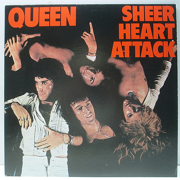レコードメイン画像：【名曲 Killer Queen】美品!! 国内 初版 クイーン／シアー・ハート・アタック QUEEN Sheer Heart Attack ('74 Elektra P-8516E) 解説・歌詞