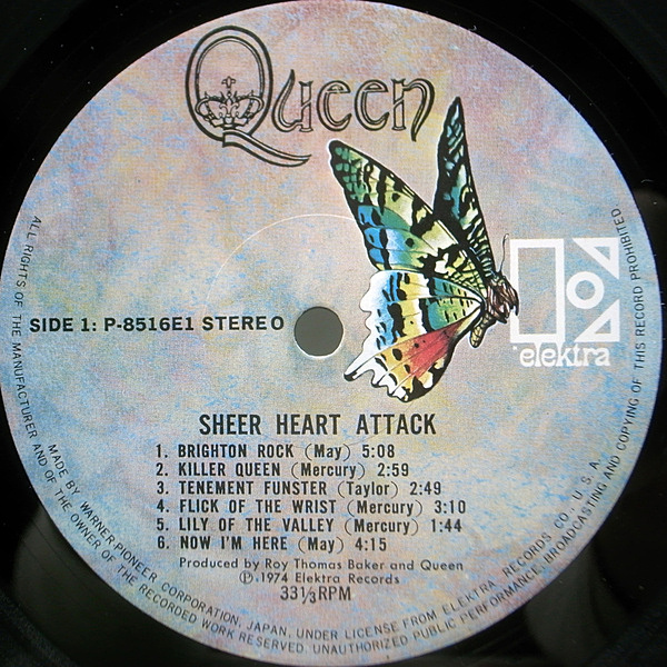 QUEEN / Sheer Heart Attack (LP) / Elektra | WAXPEND RECORDS