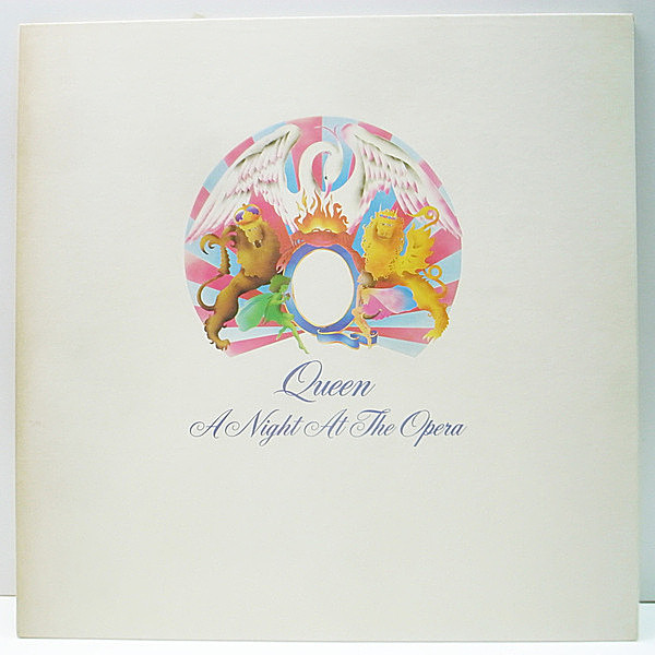 レコードメイン画像：美品!! 国内 初版 クイーン オペラ座の夜 QUEEN A Night At The Opera ('75 Elektra P-10075E) 見開きジャケット 解説シート付き