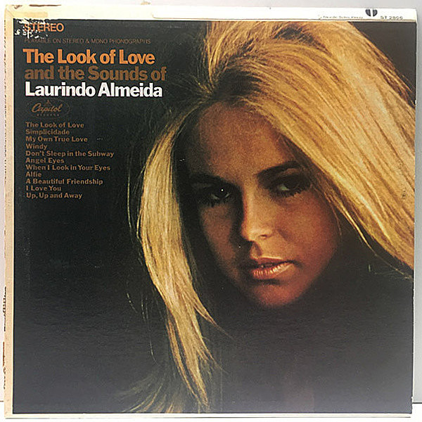 レコードメイン画像：良好盤!! 初版 虹リム USオリジナル LAURINDO ALMEIDA The Look Of Love And The Sounds Of ('68 Capitol) ローリンド・アルメイダ LP