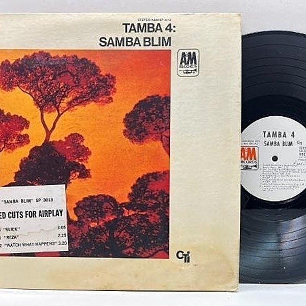 レコードメイン画像：良好盤!!【白プロモ】VANGELDER刻印 USオリジナル TAMBA 4 Samba Blim (SP-3013) タンバ4 サンバ・ブリン 見開きコーティング Promo Copy