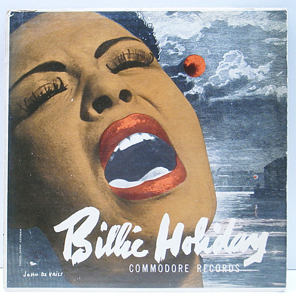 レコードメイン画像：良好盤!! FLAT MONO 1stマルーン 深溝 USオリジナル『奇妙な果実 Strange Fruit』BILLIE HOLIDAY Twelve Of Her ～ (Commodore FL 30,008) 