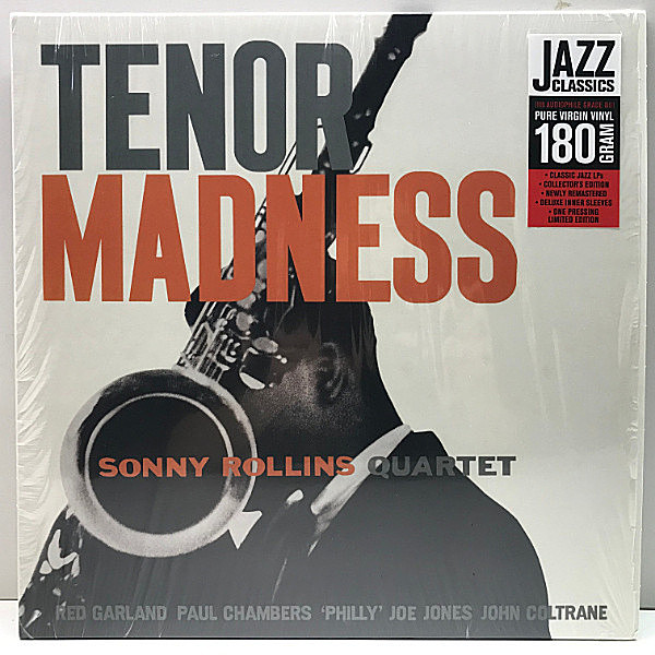 レコードメイン画像：シュリンク美品!! SONNY ROLLINS Tenor Madness (Limited Edition, Audiophile / 180g Pure Virgin Vinyl 仕様) 若きJOHN COLTRANEとの共演