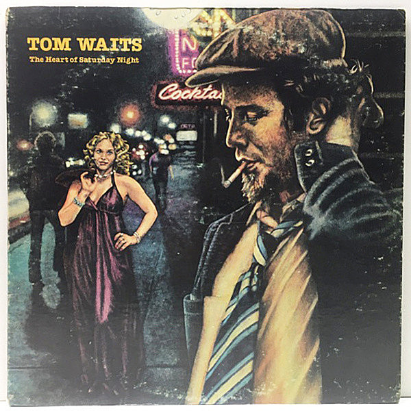 レコードメイン画像：US初期プレス 7E規格 TOM WAITS The Heart of Saturday Night ('74 Asylum) トム・ウェイツ 土曜日の夜 2nd.アルバム Lp